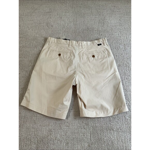 Ted Baker MENS Off White Flat Front Shorts Size 32 X 9.5. NWT - Picture 8 of 10